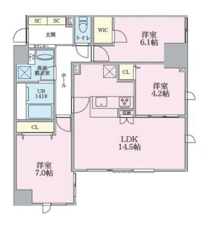 同じ建物の物件間取り写真 - ID:213107571422