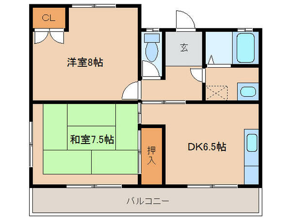 三重県伊勢市尾上町(賃貸アパート2DK・3階・56.24㎡)の写真 その2