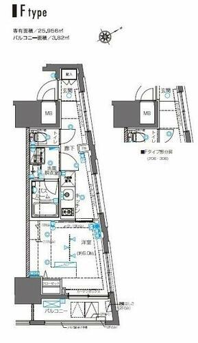 同じ建物の物件間取り写真 - ID:214057879406