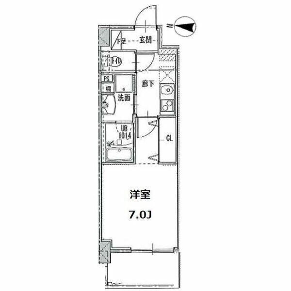 ジュール亀島 103｜愛知県名古屋市中村区千原町(賃貸アパート1K・1階・24.90㎡)の写真 その2