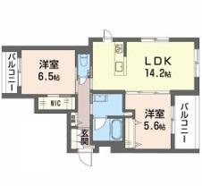 兵庫県神戸市垂水区旭が丘１丁目(賃貸マンション2LDK・3階・61.65㎡)の写真 その2