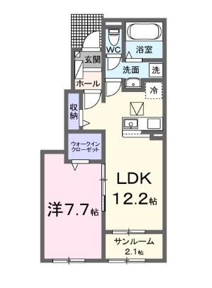 同じ建物の物件間取り写真 - ID:228047392264