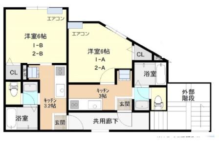 同じ建物の物件間取り写真 - ID:228047390266