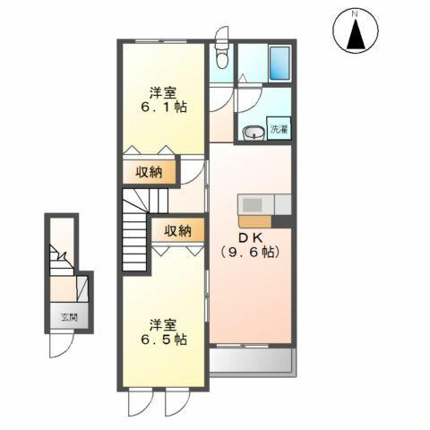 同じ建物の物件間取り写真 - ID:204004140108