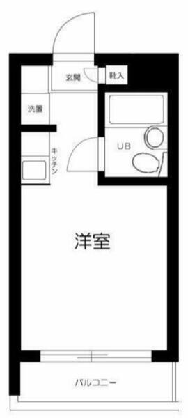 東京都練馬区豊玉北２丁目(賃貸マンション1R・3階・16.52㎡)の写真 その2