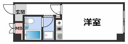 ＴＮビル｜大阪府大阪市中央区森ノ宮中央１丁目(賃貸マンション1R・3階・23.00㎡)の写真 その2