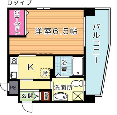 古船場タカヤコーポレーションビル 904｜福岡県北九州市小倉北区古船場町(賃貸マンション1K・9階・25.00㎡)の写真 その2