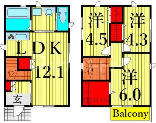 同じ建物の物件間取り写真 - ID:213106179102