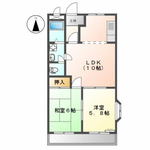 同じ建物の物件間取り写真 - ID:229009224152