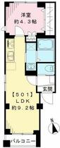 東京都世田谷区世田谷１丁目（賃貸マンション1LDK・5階・31.75㎡） その2