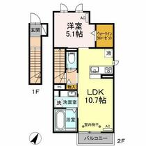 静岡県浜松市中央区三方原町（賃貸アパート1LDK・2階・44.90㎡） その2