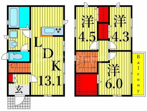 同じ建物の物件間取り写真 - ID:213106164072