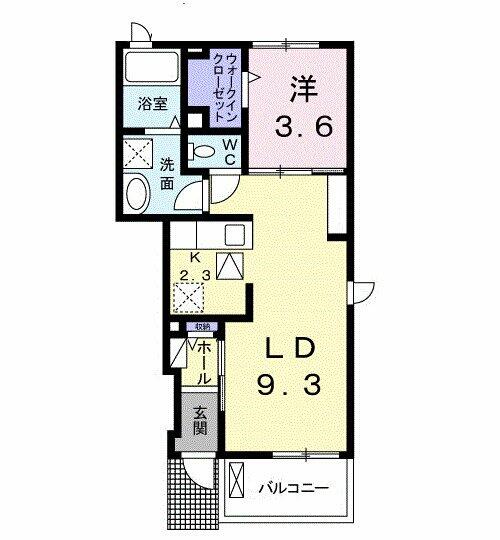 グレースリンクＢ 105｜福島県南相馬市原町区牛来字大塚(賃貸アパート1LDK・1階・37.81㎡)の写真 その2