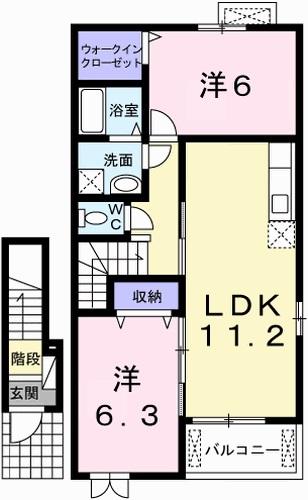 同じ建物の物件間取り写真 - ID:228047371144