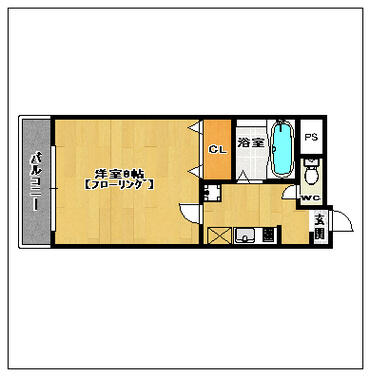 チェリーブラッサムＴａｋｅｄａ２704の間取り