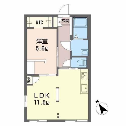 兵庫県神戸市垂水区高丸８丁目(賃貸アパート1LDK・1階・40.00㎡)の写真 その2