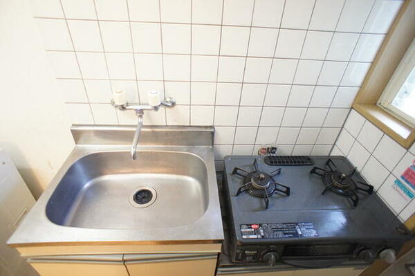 画像5:自炊派にはうれしい☆ガスコンロ設置可能キッチンです♪