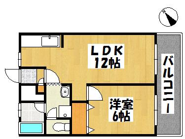兵庫県神戸市垂水区高丸４丁目(賃貸マンション1LDK・2階・35.00㎡)の写真 その2