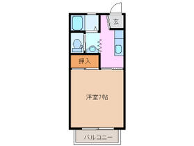 三重県津市江戸橋１丁目（賃貸アパート1K・1階・22.68㎡） その2