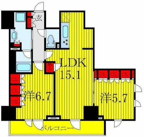 同じ建物の物件間取り写真 - ID:213100789099