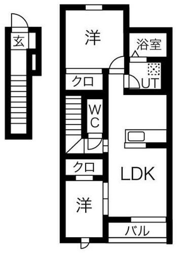 同じ建物の物件間取り写真 - ID:228047715686