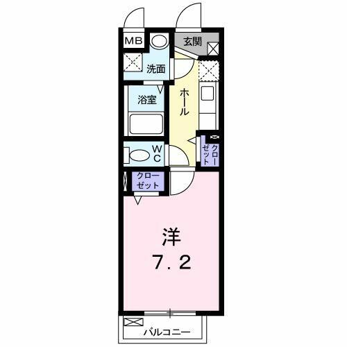 グラシア瀬谷 104｜神奈川県横浜市瀬谷区瀬谷２丁目(賃貸アパート1K・1階・25.14㎡)の写真 その2