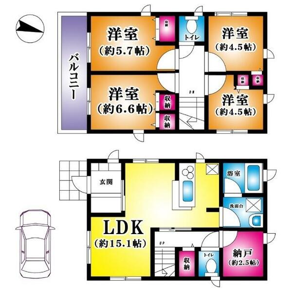 detached 埼玉県吉川市新栄２丁目
地図を見る