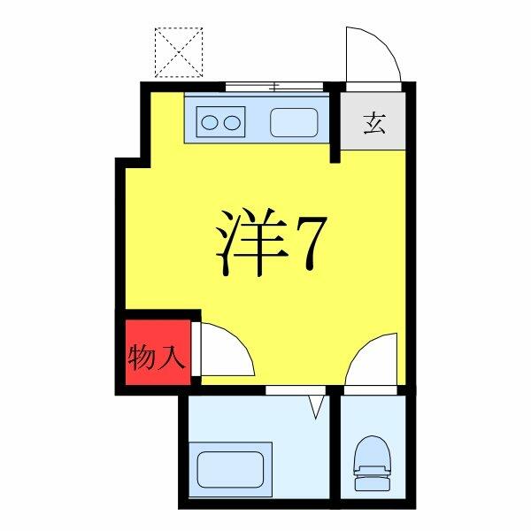 カクタビル 103｜東京都北区東十条１丁目(賃貸マンション1R・1階・19.00㎡)の写真 その2