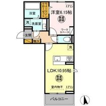 Ｄ－ｒｏｏｍ請西南　Ｂ棟 201 ｜ 千葉県木更津市請西南１丁目（賃貸アパート1LDK・2階・42.93㎡） その2