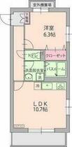 静岡県静岡市清水区谷田（賃貸マンション1LDK・1階・43.20㎡） その2