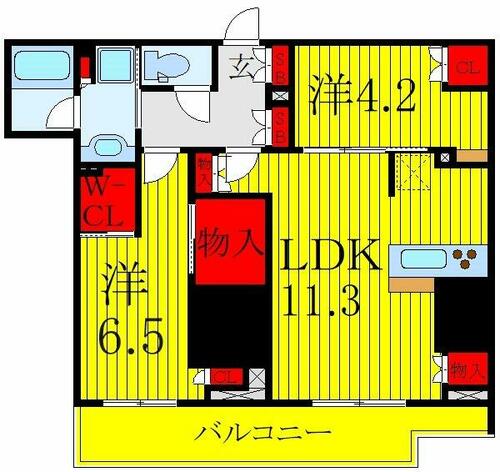 同じ建物の物件間取り写真 - ID:213100789418