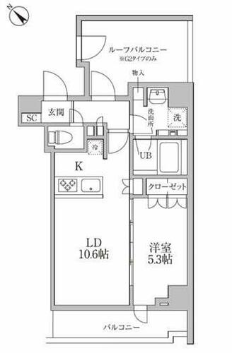 同じ建物の物件間取り写真 - ID:213102878074