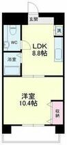 静岡県浜松市中央区中央２丁目（賃貸マンション1LDK・7階・39.55㎡） その2