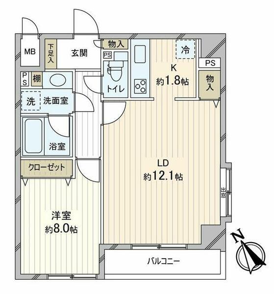 グランド・ガーラ日本橋｜東京都中央区日本橋箱崎町(賃貸マンション1LDK・10階・50.40㎡)の写真 その2