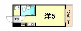 カサベラ岡本 306 ｜ 兵庫県神戸市東灘区岡本１丁目（賃貸マンション1R・3階・13.67㎡） その2