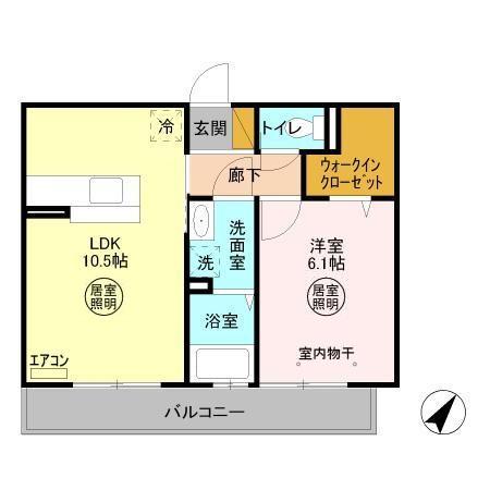 同じ建物の物件間取り写真 - ID:212042428526