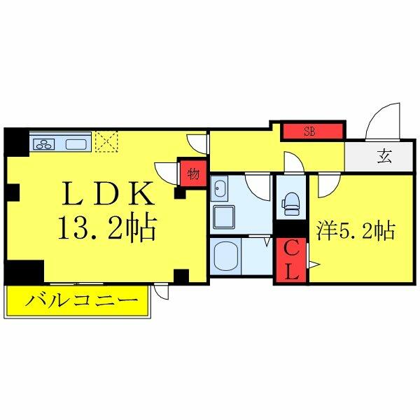 （仮称）田端新町１丁目Ｐｒｏｊｅｃｔ 203｜東京都北区田端新町１丁目(賃貸マンション1LDK・2階・47.30㎡)の写真 その1