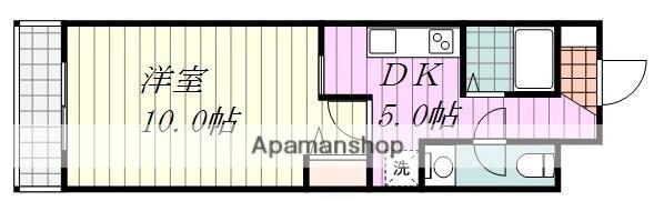 ｒａｆｆｉｎｅ・ｒｏｕｇｅ 202｜愛媛県松山市吉藤３丁目(賃貸マンション1DK・2階・34.03㎡)の写真 その2