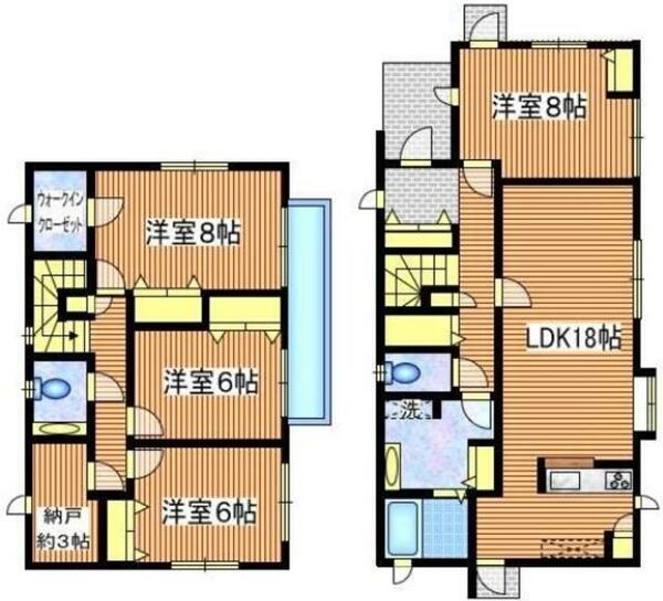 向台町１丁目貸家｜東京都西東京市向台町１丁目(賃貸一戸建4SLDK・--・121.20㎡)の写真 その2