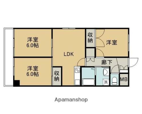 同じ建物の物件間取り写真 - ID:238007062245