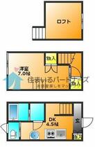 ＬＯＦＴ　一條 C-8 ｜ 福岡県八女郡広川町大字一條（賃貸アパート1DK・1階・32.29㎡） その2