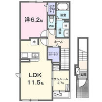 ベルデュールⅠ 201 ｜ 福岡県福岡市南区野多目４丁目（賃貸アパート1LDK・2階・50.96㎡） その2