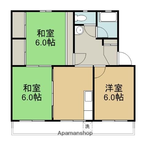 同じ建物の物件間取り写真 - ID:244004010053