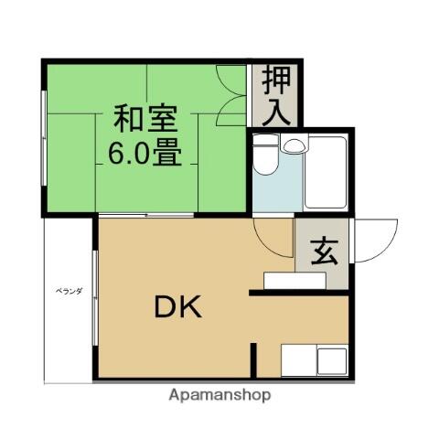 ゴールデンハイツふきあげ｜愛媛県今治市恵美須町３丁目(賃貸マンション1DK・7階・28.33㎡)の写真 その2