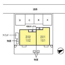 ラ・ファミーユ野田 101 ｜ 石川県金沢市野田２丁目（賃貸アパート1LDK・1階・58.62㎡） その7