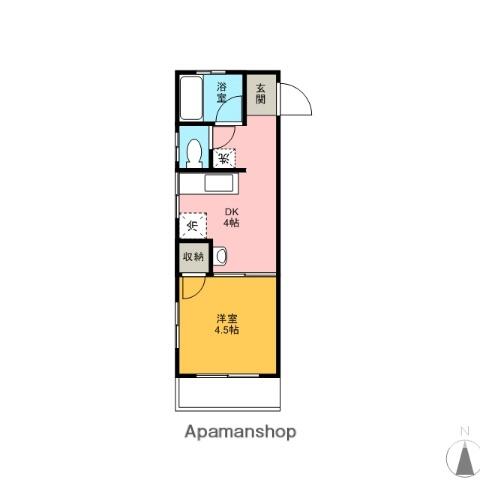 同じ建物の物件間取り写真 - ID:242001433447