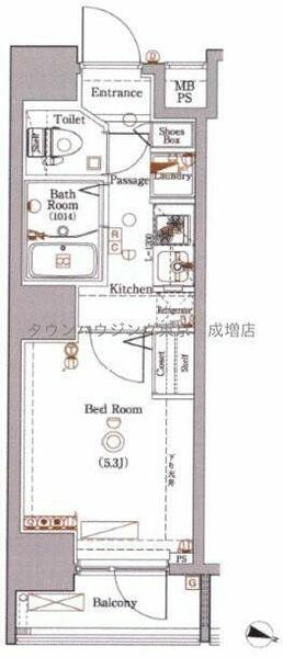 東京都板橋区大和町(賃貸マンション1K・10階・19.58㎡)の写真 その2