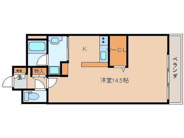 フェニックス明日香｜奈良県奈良市西大寺国見町１丁目(賃貸マンション1K・3階・42.84㎡)の写真 その2