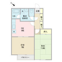 ヨエムｖ 0202 ｜ 千葉県船橋市坪井西２丁目（賃貸アパート2DK・2階・49.68㎡） その2