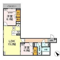 レーヴェ前原町 103 ｜ 東京都小金井市前原町５丁目（賃貸アパート2LDK・1階・61.62㎡） その2